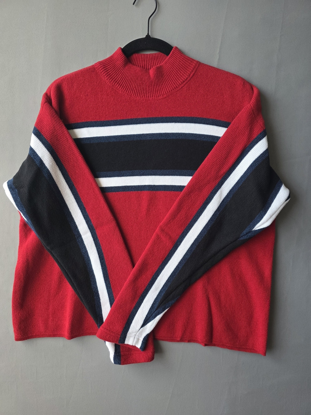Vintage Liz Wear Liz Claiborne Sweater Women’s L 100% Cotton Hong Kong Crop